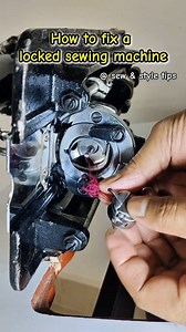 132K views · 2.2K reactions | Sewing machine won't move ? How to fix the lock issue ✅ #silaimachine #sewingmachine #tailor #sewingtips #sewingmachinerepair #sewingcommunity #sewingclass #repair | Sew & Style Tips | Facebook