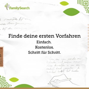Bist du neu in der Ahnenforschung? FamilySearch hilft dir, deine ersten Vorfahren zu entdecken – einfach, kostenlos und weltweit. In dieser Anleitung für Neueinsteiger erfährst du Schritt für Schritt, wie du historische Aufzeichnungen findest und deinen Familienstammbaum erweiterst. 📜 Suche nach Namen, Orten oder Jahren – jede Entdeckung bringt dich deinen Wurzeln ein Stück näher. 🌿 👉 Lies die Anleitung auf unserer Webseite und starte heute mit deiner Suche! 🔗 Link in den Kommentaren | Famil