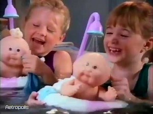 1995 Cabbage Patch Kids Bath Baby Toy Commercial