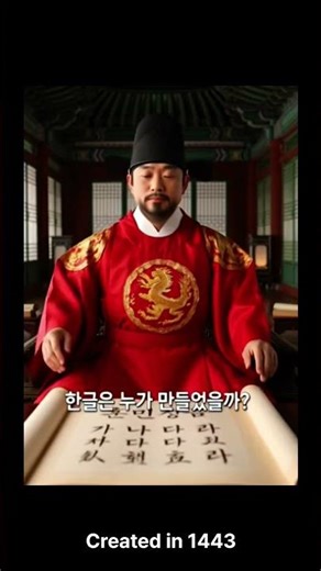 King Sejong and Korean Alphabet