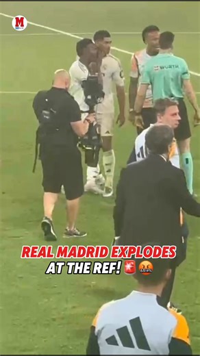 THE ENTIRE REAL MADRID TEAM EXPLODED AT THE REF!🚨🤬New footage keeps surfacing of Madrid’s anger after losing the Copa del Rey final to Barça!🏆❌#RealMadrid #Barcelona #CopaDelRey #ElClasico #FootballDrama #RefereeControversy #HalaMadrid | Marca in English
