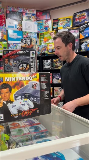 Johnny McClounan on Instagram: "Unboxing this beautiful GoldenEye console #nintendo #gaming #nintendo64 #90s #nostalgia"