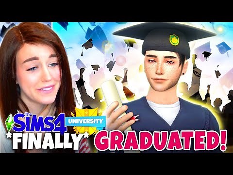 SETH FINALLY GRADUATES! (hungover...) (The Sims 4 DISCOVER UNIVERSITY! 👩🏼‍🎓 #22)