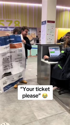 Hilarious Airport Ticket Prank Revealed!