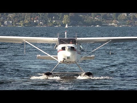 Cessna 172 Floatplane | Docking & Take Off