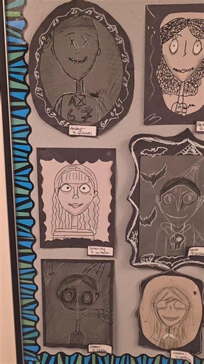 Check out these spoooookkkkyyyyy wonderful art pieces!! Boo-tackler to 4th & 5th Grades art projects in Ms. Priddy's class!! Be on the look out for more amazing work! | West Englewood Elementary School | Facebook