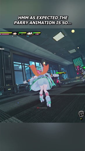 ZZZ aria parry animation in slow motion #zenlesszonezero #zzzero #shorts