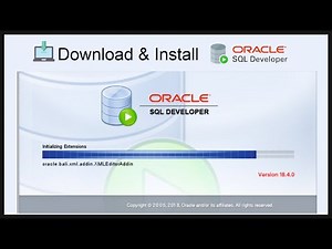 Download and Install Oracle SQL Developer