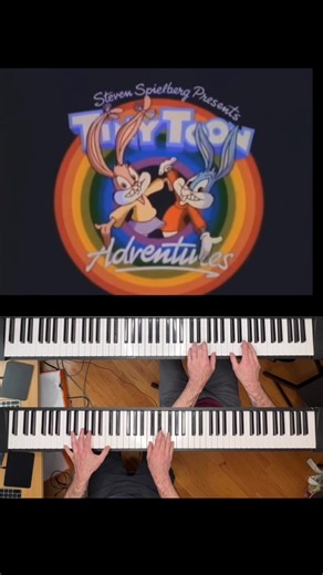 Tiny Toons theme song #piano #pianocover #tvthemesongs #cartoons #tinytoons