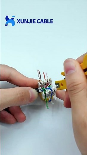 how do connect cat5e to ethernet #diy #cable #cabling #electric