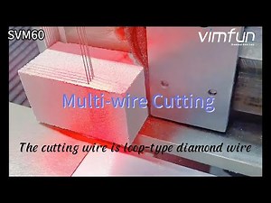Multi wire cutting machine 4 wire cutting machine-Vimfun Endless Diamond Wire Saw