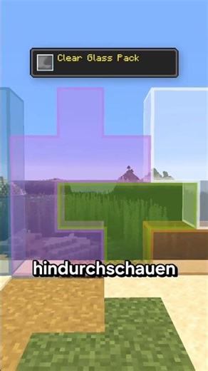Verbundenes Glas in Minecraft (Texture Pack)