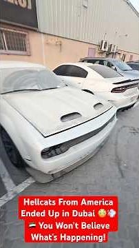 Hellcats From America Ended Up in Dubai You Won’t Believe What’s Happening! #dodge #hellcat