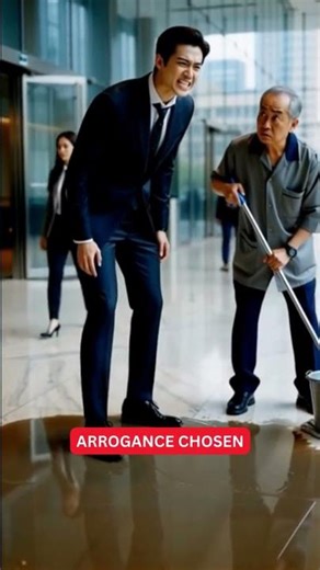 He Mocked the Janitor… Then Walked Into the Interview 👔🧹 #shorts