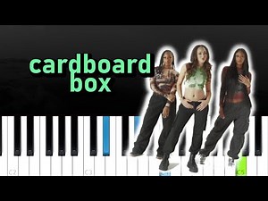 FLO - Cardboard Box (Piano tutorial)