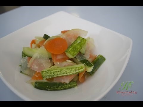 Chruck (Cambodia Pickle Vegetable)- KhmerCooking