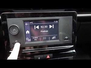 How do you reset the Citroën C3 car radio?