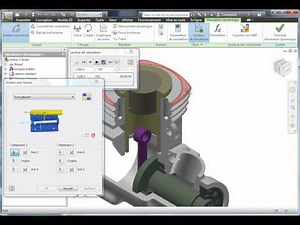 Assemblage et animation d'un moteur 2 temps avec Inventor