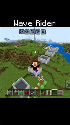 Minecraft working Wave Rider.🏄🌊 #minecraft