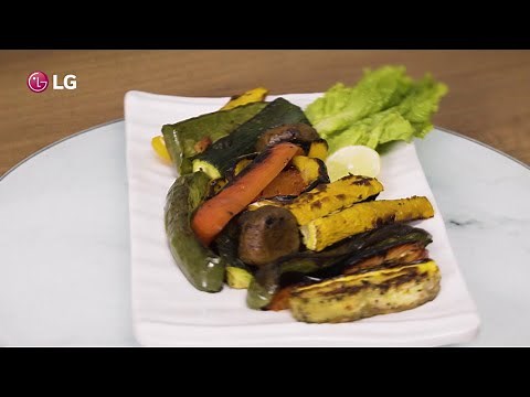 LG Microwave Oven: Grilled Veggie Zucchini + Carrot | LG