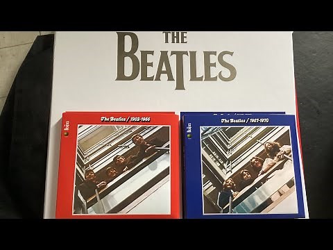 The Beatles 1962-1966 & 1967-1970 50th Anniversary LP Box Set & CD Unboxing
