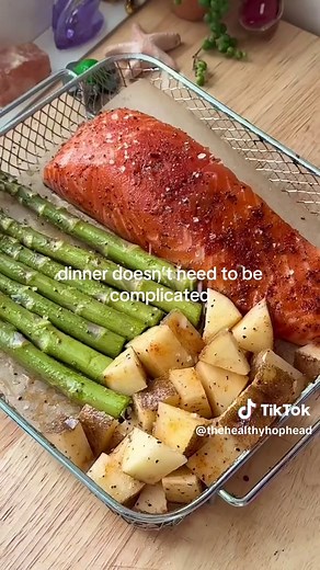 Easy Air Fryer Salmon Dinner Recipe