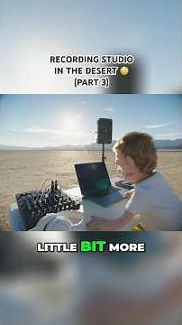 Recording Studio in the desert 😳 PART 3 🔥 Mackie Thump Go Battery Loudspeakers