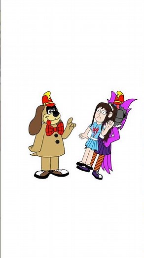 The Banana splits movie Fleegle's evil imposter shoves Poppy into Hooty's chest killing Poppy