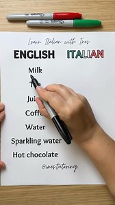 165K views · 7.3K reactions | Learn Italian Vocabulary  | Learn Italian with Ines | Facebook