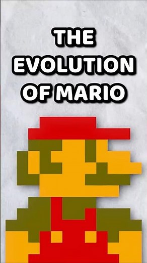 The Evolution of Mario #mario