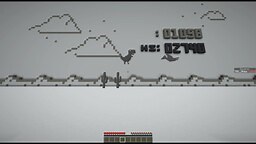 No Internet Dino Game Minecraft Map