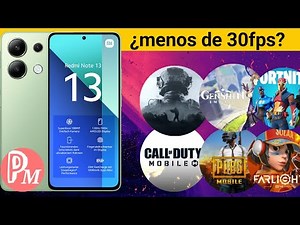 Redmi note 13 prueba de rendimiento en juegos| no esperaba que fuese así de malo