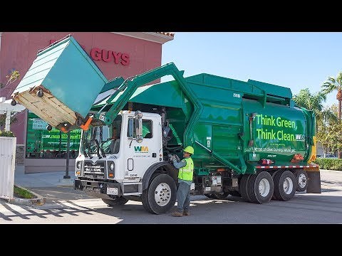 Mack MRU - Amrep HX-450-FL Front Load Garbage Truck