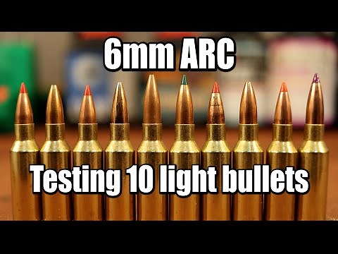 6mm ARC - Light bullet tests (58-90gr)