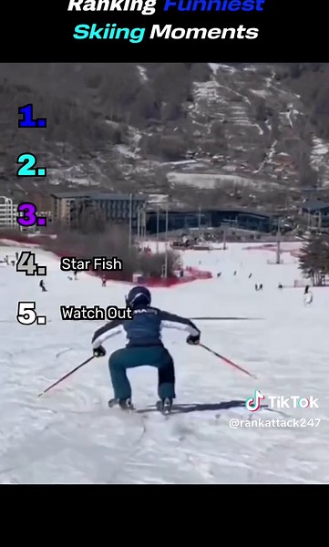 Ranking Funniest Skiing Moments #tiktok #fyp #funny #ranking #skiing | Ski