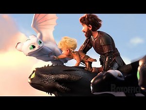 Toothless and his babies | Ending Scene | How to Train Your Dragon: The Hidden World | CLIP