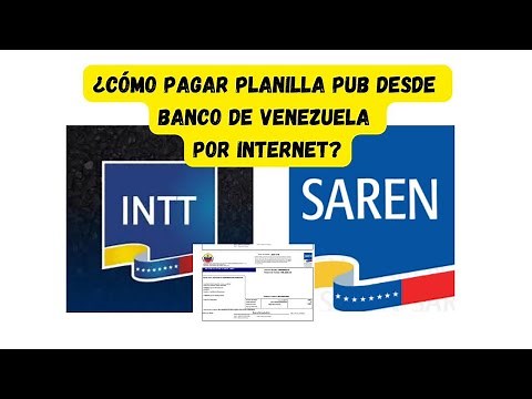 How to pay the PUB form from Banco de Venezuela #online #intt #saren
