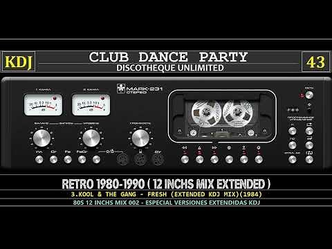 80S 12 INCHS MIX 002 - ESPECIAL VERSIONES EXTENDIDAS (Club Dance Party 43)(KDJ 2022)