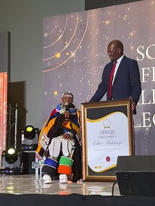 59K views · 4.2K reactions | A proud moment as the maestro of Ndebele artistry, Esther Mahlangu, takes her rightful place as she is inducted and celebrated at the South African Gallery of Legends Music powered by SAMPRA. | South African Music Performance Rights Association | Facebook