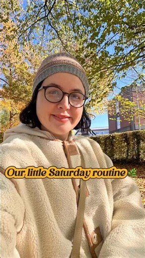 Our little weekend morning routine 🤍