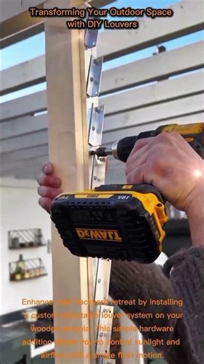 Transforming Your Outdoor Space with DIY Louvers