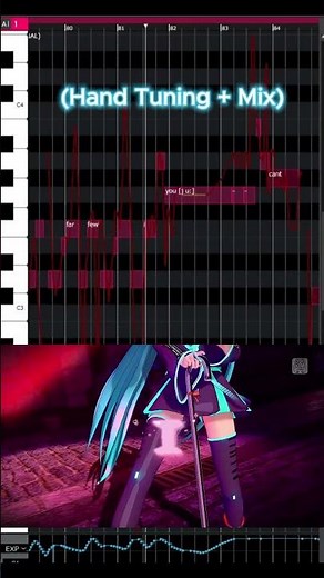 NO TUNING VS TUNING (Hatsune Miku V6 ENGLISH) Miracle Paint!