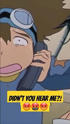 When Tai Gets Roasted by the Busy Signal 😂 | Digimon: The Movie Scene #shorts #digimon #anime