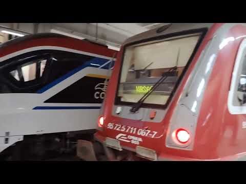 CRRS DEPART TO SUBOTICA,DMU 711 DIESEL ARR,DEP,FROM MAIN STATION BELGRADE CENTER ,APRIL 2026