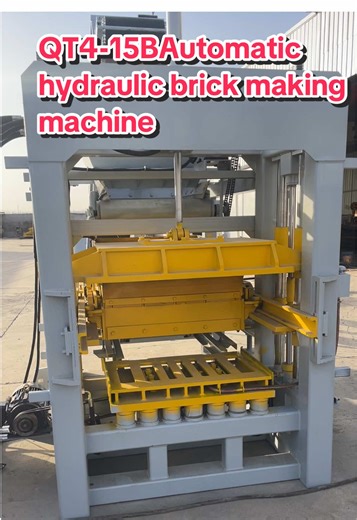 QT4-15 B automatic hydraulic brick making machine! Best quality and price, leave a comment in the comments section and get the information for free #brickmachine #bloclkmachine #brickmakingmachine #blockmakingmachine #AutomaticBrickMachine