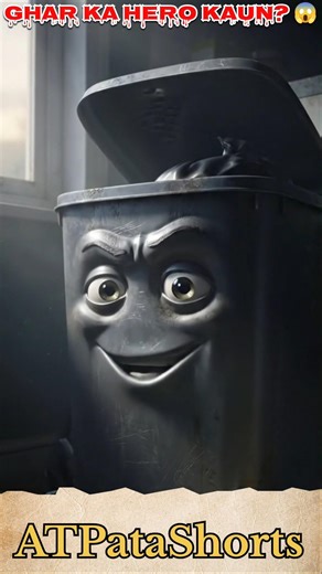 Ghar Ka Hero 🏠 | Freeze 🥶 Jhaadu, Washing Machine & Dustbin Talking 😂 #shorts