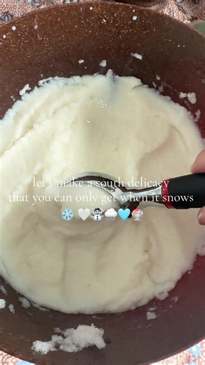 Delicious Snow Cream Recipe: A Childhood Favorite