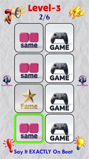 Say the Word on Beat CHALLENGE | EASY TO INSANE