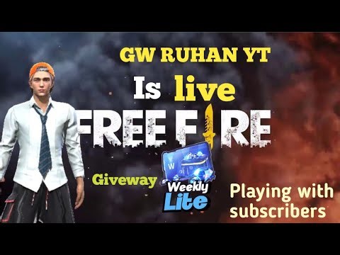 Free Fire Live Stream❤️ Weekly Giveway Custom|