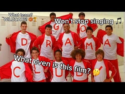 High School Musical being a chaotic but iconic fever dream…